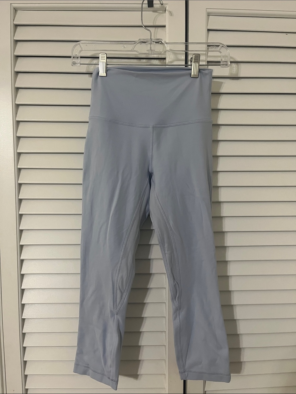 lululemon athletica High-Rise Crop Leggings in Pale Blue